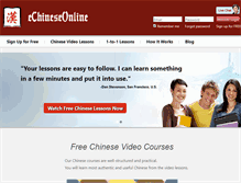 Tablet Screenshot of echineseonline.com